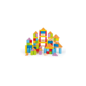 Ξύλινα τουβλάκια πολύχρωμα για παιδιά Hape