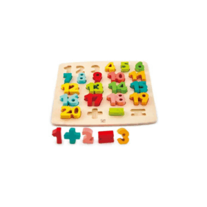 Παιδικό ξύλινο παζλ μεγάλων αριθμών Hape